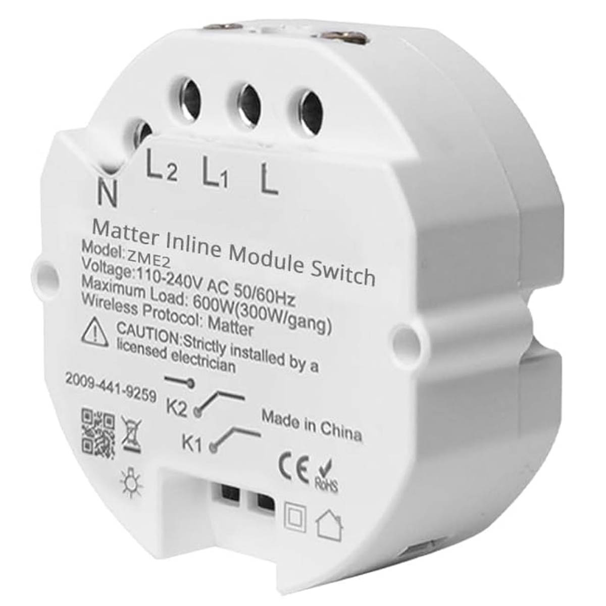 Zemismart Dual Wi-Fi Light Switch Module - MatterDevices.io