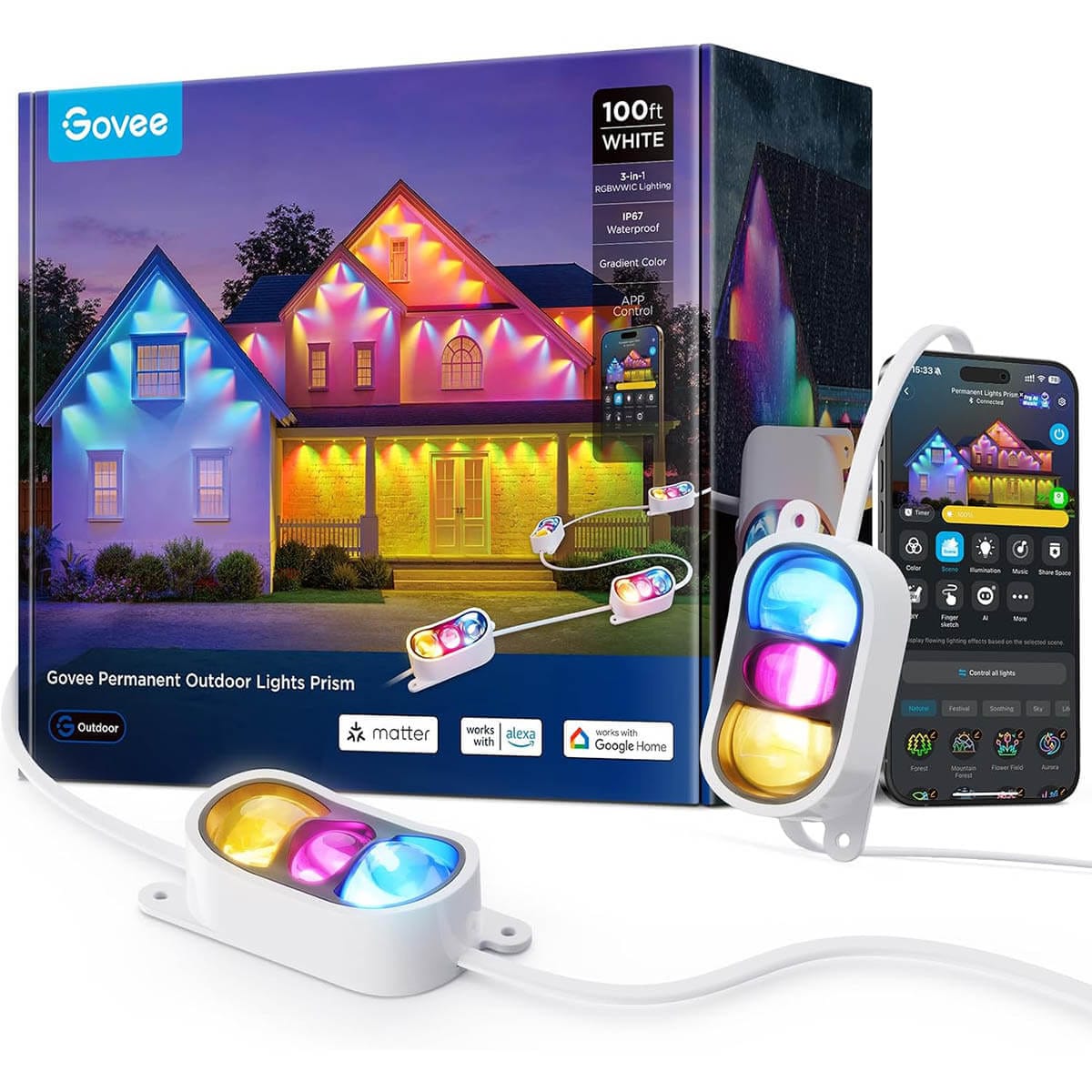 Govee Permanent Outdoor Lights Prism - MatterDevices.io