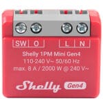 Shelly Switch 1PM Mini Gen4 with Energy Meter