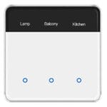 Zemismart Matter Wifi Display Touch Switch ZM206 EU