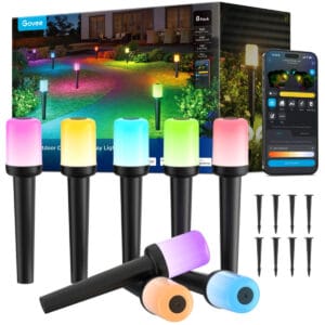 Govee Outdoor Cylinder Pathway Lights