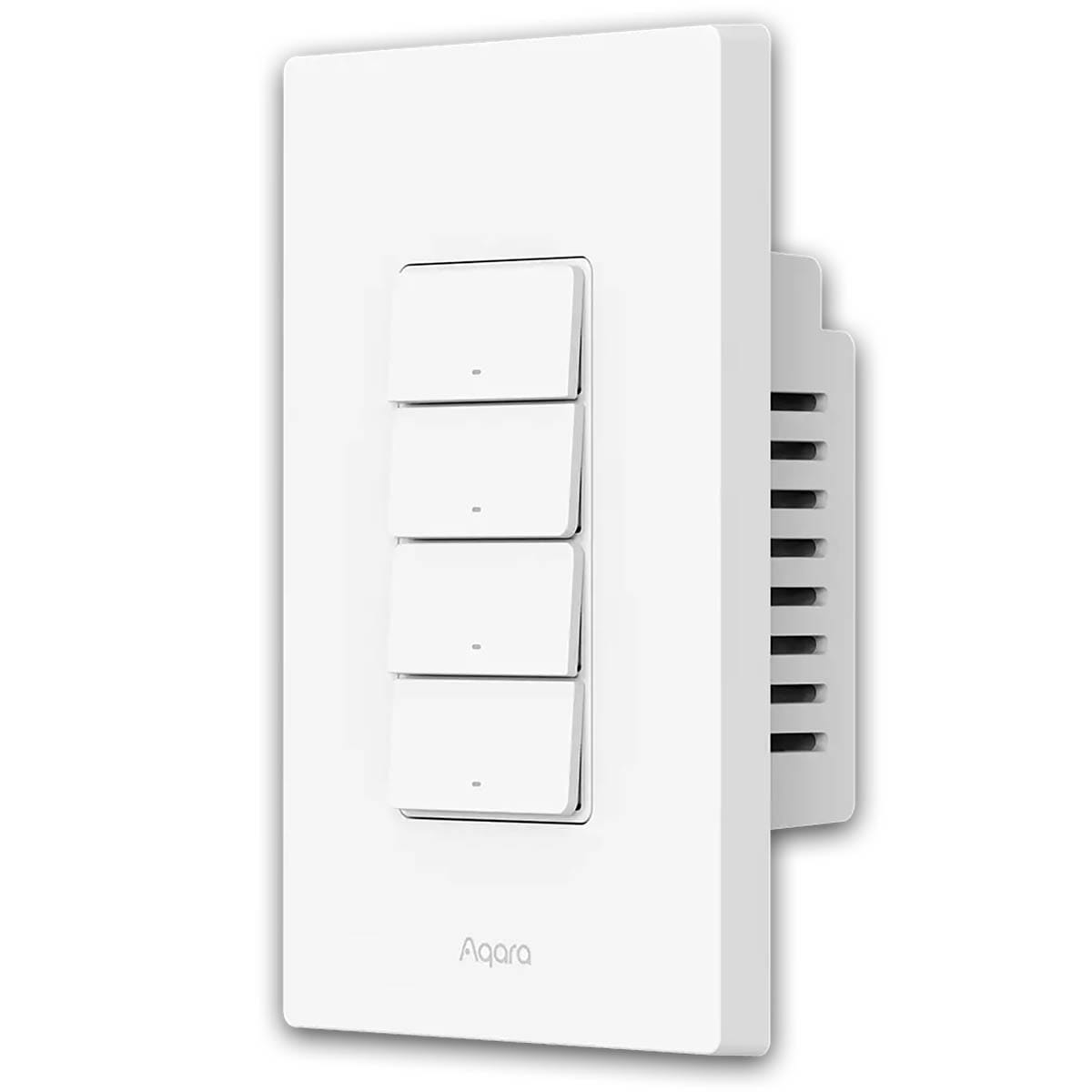 Aqara Smart Light Switch H2 (2-in-1 Neutral, 4 Buttons, 3 Channels)