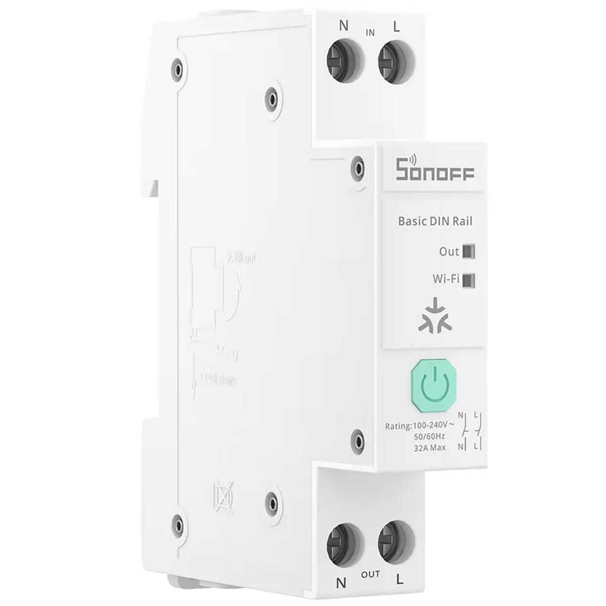 Sonoff Basic DIN Rail with Energy Meter