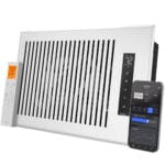 AC Infinity AIRTAP T6 Smart Register Booster Fan 6x12 Inch White