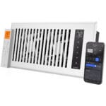 AC Infinity Smart Register Booster Fan 4"x10" White