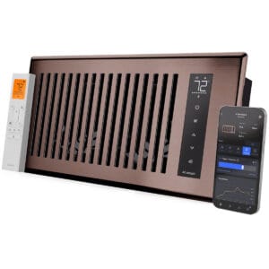 AC Infinity Smart Register Booster Fan 4x10 Inch Bronze