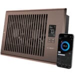 AC Infinity Smart Register Booster Fan 6"x10" Bronze