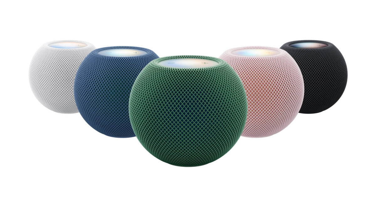 HomePod mini 2 comes in white, blue, green, pink and midnight